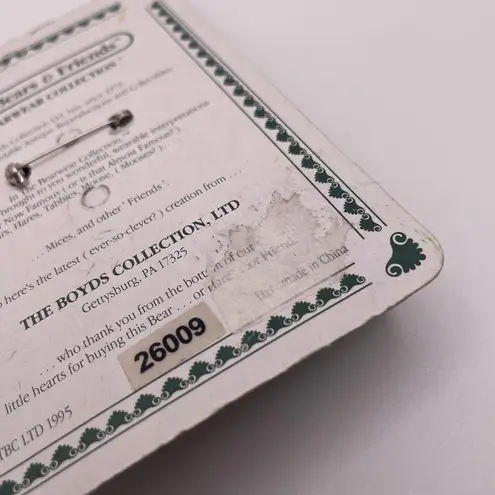 Boyd’s Bears And Friends Bear Pin Brooch