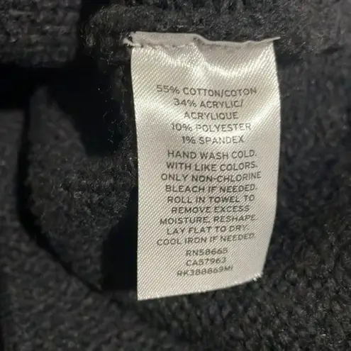 Free Press Clothing Black Mock Neck Pullover Sweater NWT Large