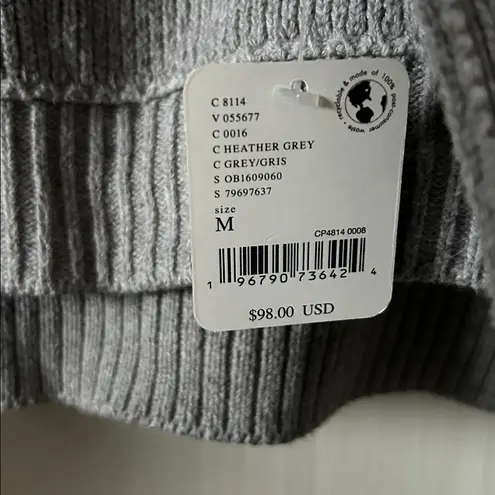 Free People  Easy Street Crop Pullover Sweater grey M