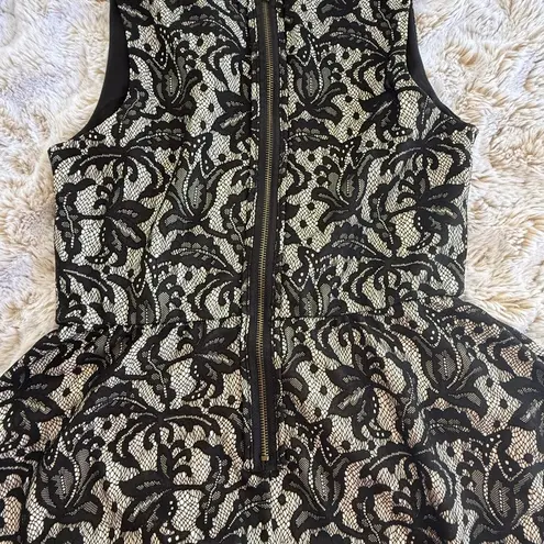 HEART SOUL SIZE M Elegant Black and cream Mini dress Size M