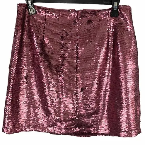 Glamorous Pink Sequined Skirt Size Medium