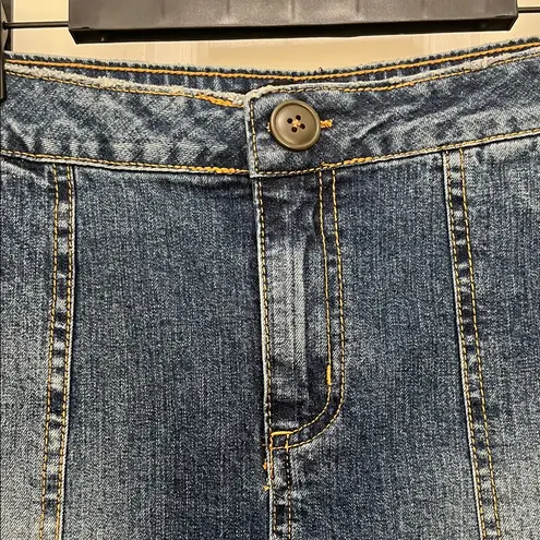 Saint Tropez West 90s Y2k Retro Maxi Denim Skirt - Size 8