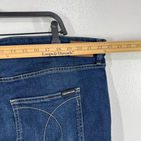 Calvin Klein Jeans 24W High Rise Skinny Stretch Dark Wash Repreve Eco Denim NWT