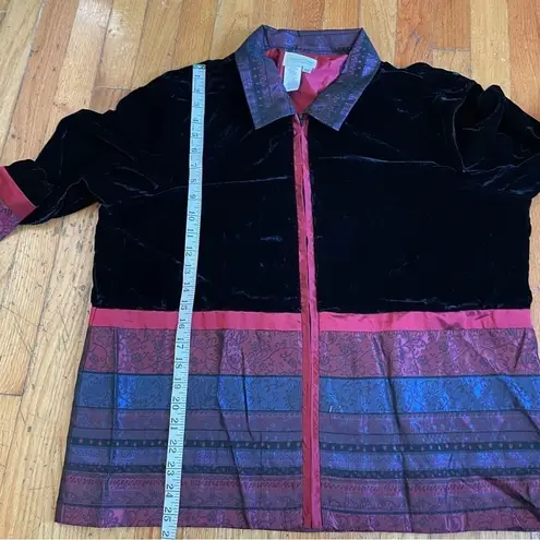 Coldwater Creek Multicolor Tapestry Jacket Size 1X