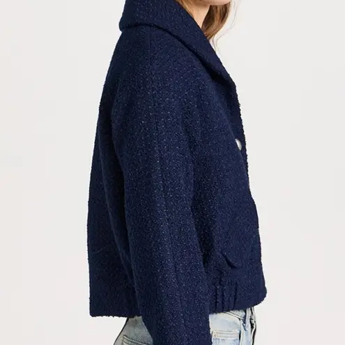 Endless Rose Endless Ross Boucle Tweed Bomber Jacket