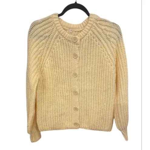 Girly knit Yellow Cardigan