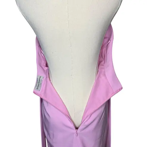 Finders Keepers Essie Tie-Front Halter Mauve Dress Pink size XS