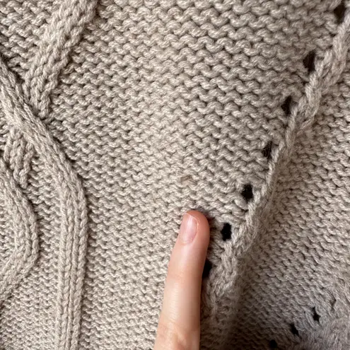 Skull Cashmere Lyndsay Cable Knit Half Zip Sweater