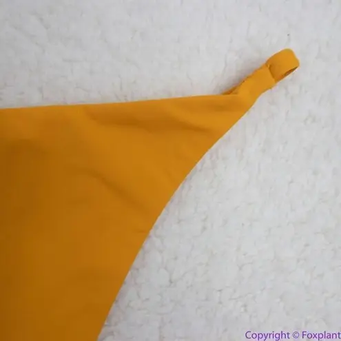 NEW Toast Swim String Bikini Bottom in Marigold, M Gold Size M