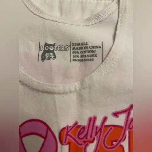 Hooters  girl uniform rare breast cancer tank top