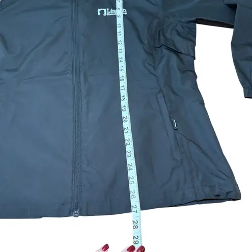 Core365 Ladies XL Black Lightweight Full Zip Windbreaker Jacket Logo