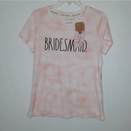 Rae Dunn  BRIDESMAID T-Shirt with Scrunchie