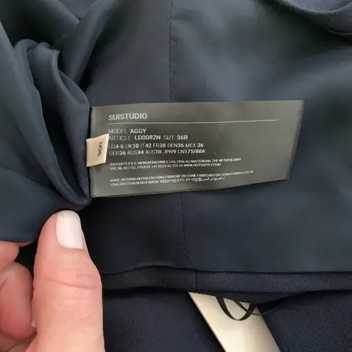 SuitStudio Aggy Dress Navy Size 10 NWT Blue