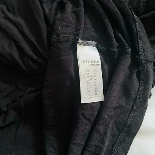 Lascana by Venus Women’s Strappy Black Dress – Size 14