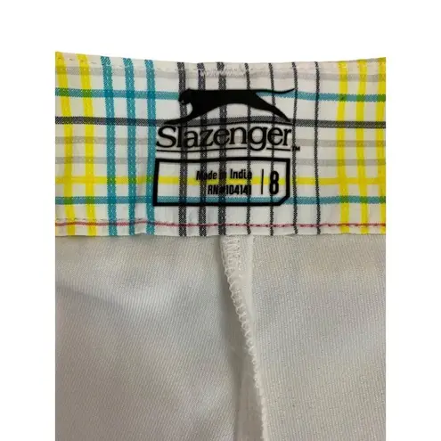 Slazenger Size 8  Womens Golf Plaid Skort Skirt Undershorts Pockets