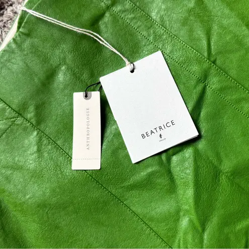 BEATRICE Italia Genuine Leather Shorts – Kelly Green | Size 8 (L) | NWT