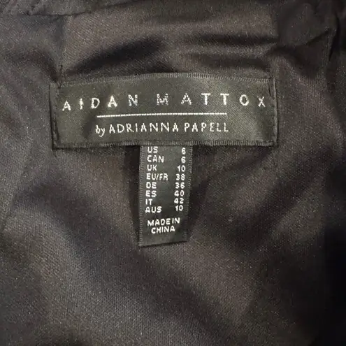 Aidan Mattox Bonded Crepe Column Gown Size US/6