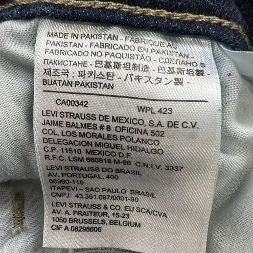 Levi's 526 Slender Boot Cut Jeans Womens 29x30 Stretch Flap Pockets Comfy Blue Size 29 - Image 6