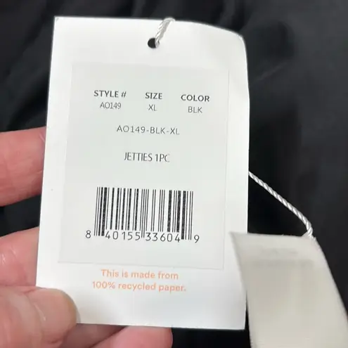 ANDIE The Jetties One Piece Swimsuit Black size XL NWT