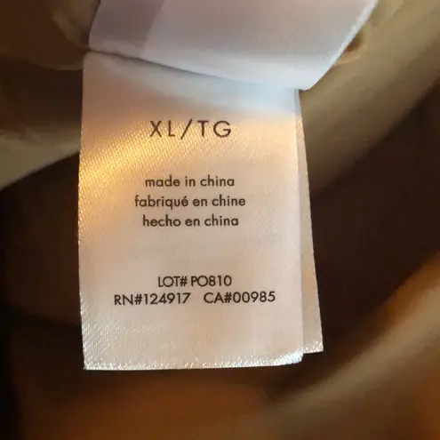 ONIA NWT Sherpa Oversized Shacket Camel Light Brown Tan Nylon Furry Jacket XL