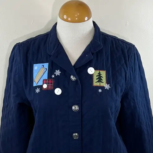 Breckenridge Vintage Button Front Holiday Jacket