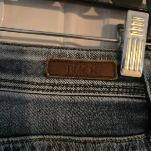 Buckle Black Fit No 53 Ankle Skinny Jeans Women 24 (28x30) Ripped Denim Distress Blue