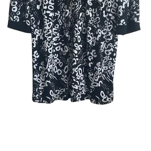 Style & Co  Women Shift Dress‎ L Floral Flare Sleeve Stretch Comfort Cottage Boho