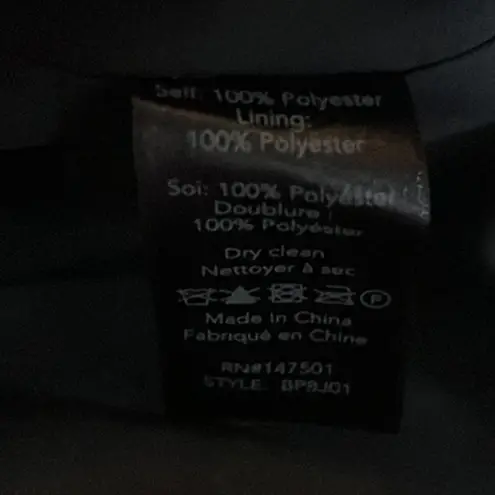 Le Gali Jacket Womens Small Black White Geometric Divya Bell Lightweight Blazer