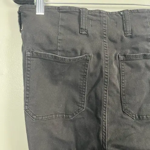 Free People  black flare wide bell bottom size 28 stretchy jeans