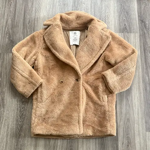 Babaton Camel Teddy Bear Coat- Short Size 2 S/M