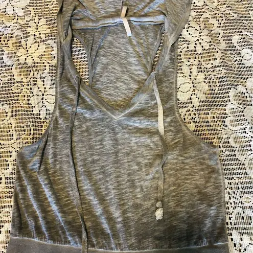 Gray Jumpsuit with hoody medium