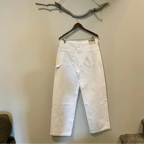 MOTHER Snacks The Fun Dip Utility Puddle jeans in Sticky Rice White Size 29