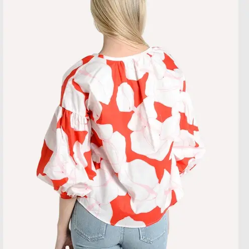 CROSBY by Mollie Burch  Berkeley floral button down blouse