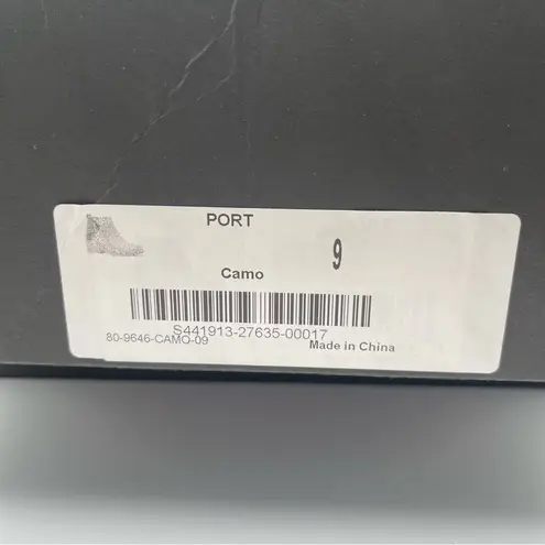 Boutique by Corky's Port Camo Booties Ankle Boots Women’s Size 9 Low Block Heel