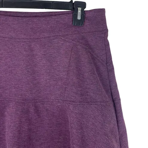 prAna “Gianna” Women’s Size Medium Ponte Knit Skirt Purple Heather Athletic