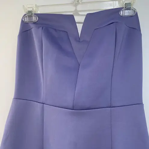 Venus  | Lilac purple satin holter top dress size 8
