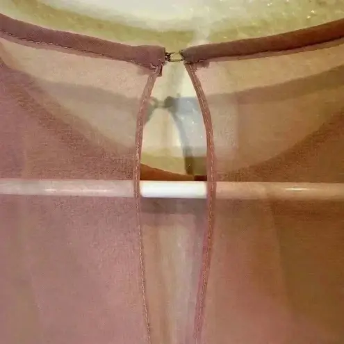 Vintage Jack‎ Bryan Pink Sheer Beaded Top Size M Size M