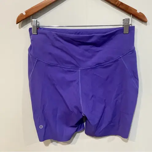 Lululemon  • base pace high rise 6” short in charged indigo sz 10 thumbnail 7