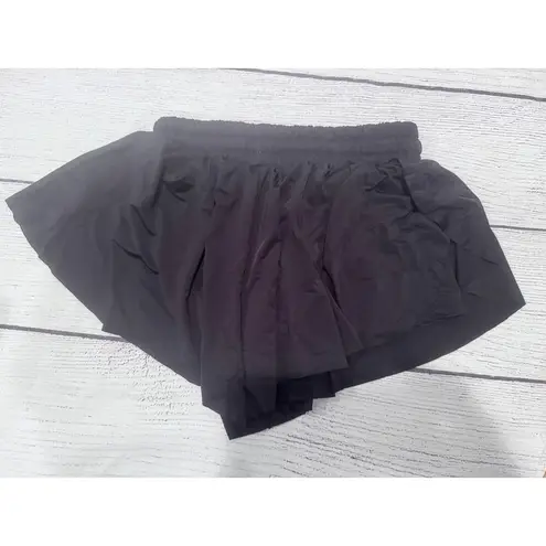 Womens 2 in 1 flow shorts Black Size undefined - Image 2