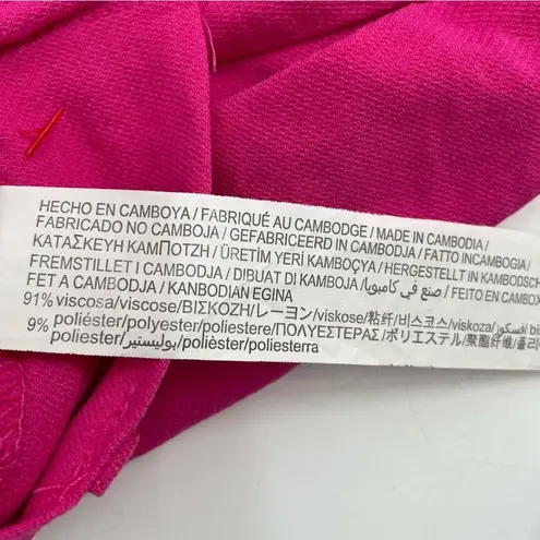 Stradivarius Pink Pleated Shorts Size 0