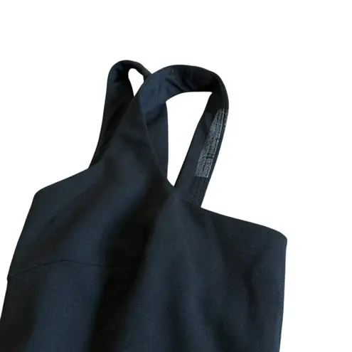 BHLDN Anthropologie Ashlynn Long Black Gown Maxi Dress Square Neck High Slit 8