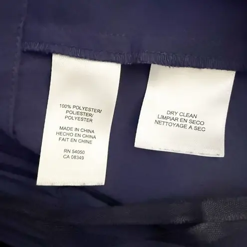 RACHEL ROY | Ruffle Front Black Elastic Waist Navy Blue Dress Racer Back | Small