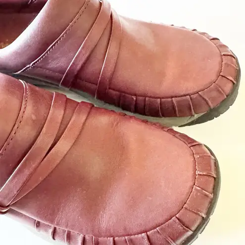 Merrell Encore Pleat Wine Slip-On Loafers Minimalist Comfort Casual Women's Sz 6