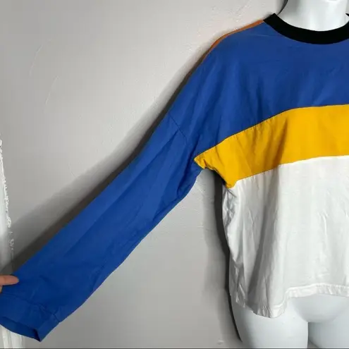 The Ragged Priest Shirt Small Colorful Colorblock Streetwear Skater Grunge Indie