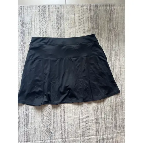 Bermuda Sands, black tennis skirt‎ skort XL lucky lulu
