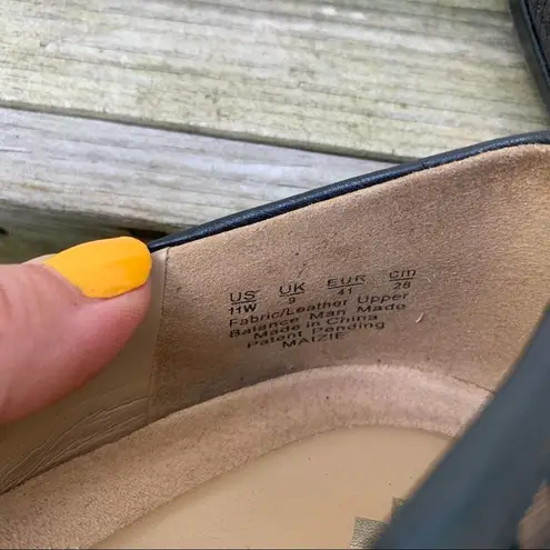 Naturalizer Maizie 11 Wide bronze/black snakeskin heels