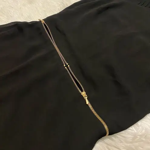 Sandro Paris Ravissante Mini Zipper Dress in Black Medium