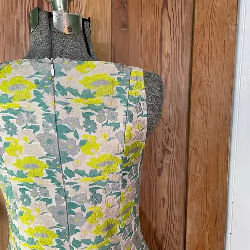 Opening Ceremony Floral Fit and Flare Jacquard Elle Fanning Skater Dress Sz 2