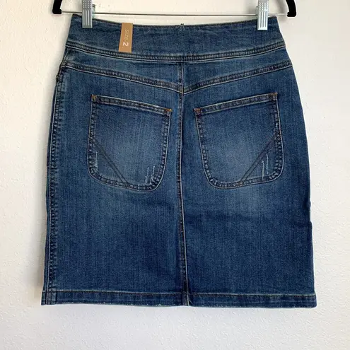 prAna NWT  Broadway Denim Skirt in True Blue