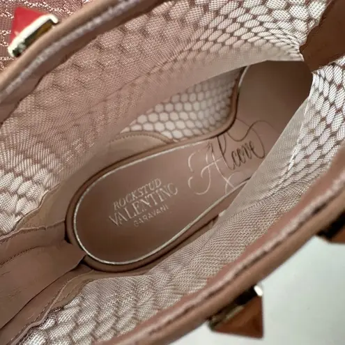 Valentino Garavani Alcove Mesh Rockstud Booties